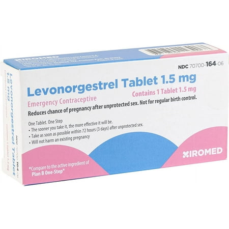 Emergency Contraceptive Pill | Compare to Plan B One-Step | 1.5MG One Tablet | 1PK