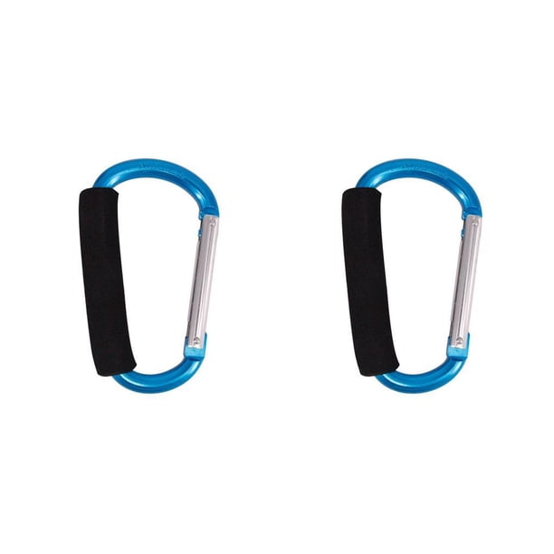 Soidarity Hebilla de esponja Instalación práctica Estructura firme multicolor Cierre de metal grande Gancho en forma de anillo en D Ganchos Azul 140*80mm 2piezas