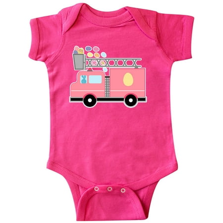 

Inktastic Easter Fire Truck Egg Hunt Bunny Gift Baby Boy or Baby Girl Bodysuit