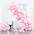 thumbnail image 1 of Globos PartyWoo, color rosa pastel, 85 unidades, diferentes tamaños, 1 of 8
