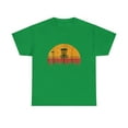 thumbnail image 2 of Vintage Retro Sunset Disc Golf T-shirt, 2 of 3