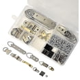 thumbnail image 3 of Kit de 96 ganchos para colgar cuadros, 9 modelos resistentes, ganchos para colgar cuadros con tornillos y caja de almacenamiento para colgar cuadros con fotos, 3 of 3