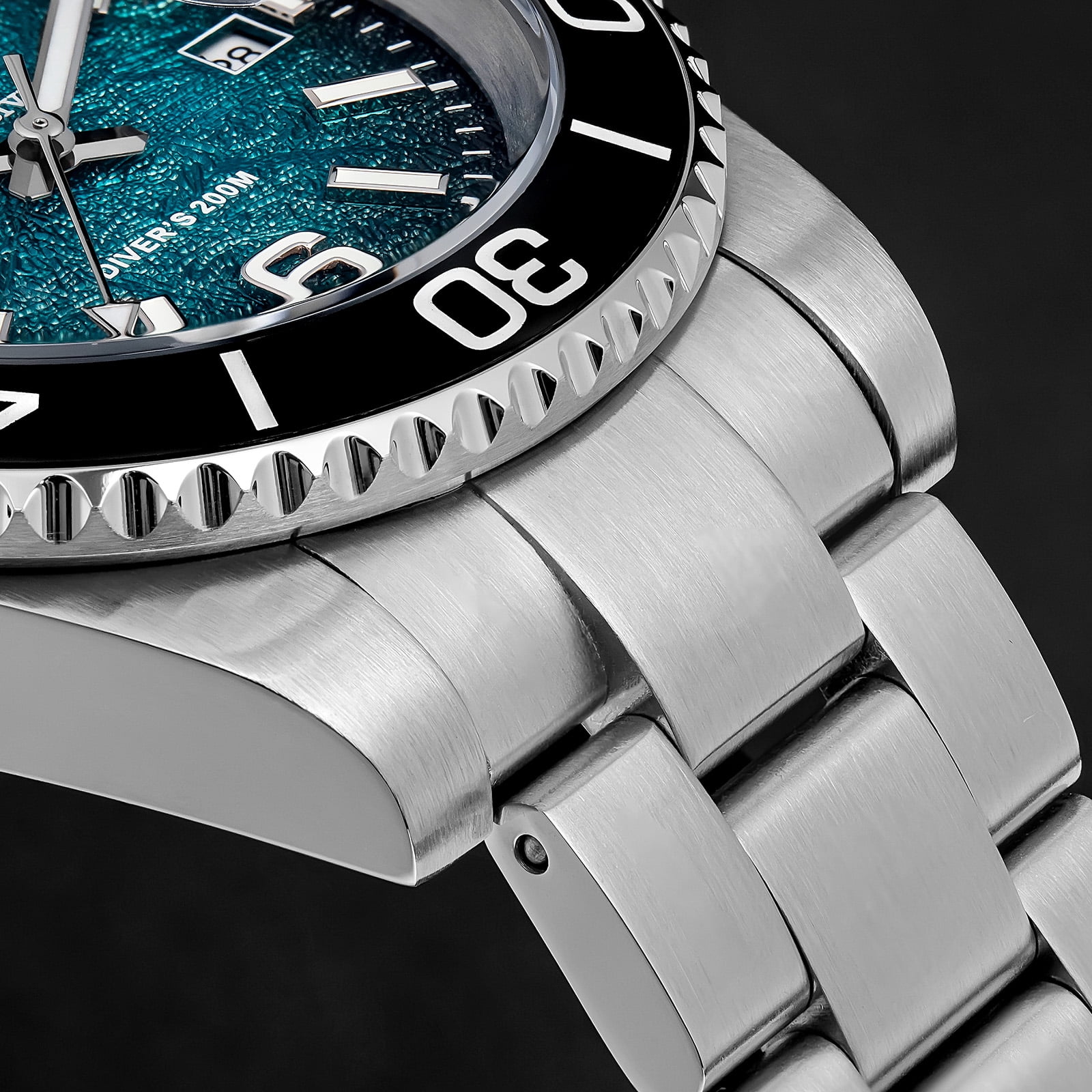 ADDIESDIVE Men's Military Dive Watch -Japanese Quartz, 200m Waterproof, Luxury Quartz Watch Luminous 316L Steel Unidirectional Bezel Analog Watches for Men