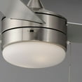 thumbnail image 5 of 89906FTSNBK Maxim Lighting Trio - 3 Blade Hugger Ceiling Fan-19 Inches Tall and 52 Inches Wide-Satin Nickel/Black Finish, 5 of 5