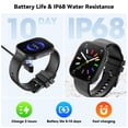 thumbnail image 5 of Minsxk 1.88''HD Smart Watch Fits for Android and Iphone,Smartwatch for Women Men, IP68 Waterproof, Bluetooth Answer Calls, Fitness Tracker with 120+ Sport Modes,for Gift (Black), 5 of 7