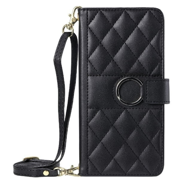 Funda tipo billetera GANGXUN para Xiaomi POCO C65 – Tapa abatible con correa para mujer