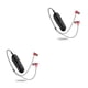 thumbnail image 3 of Sidaley Auriculares compatibles con Bluetooth, auriculares recargables para colgar en el cuello, auriculares con micrófono, auriculares con Clip trasero Rojo con cable 2piezas, 3 of 6
