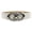 White, variant on Vintage Cross Metal Waistband Men Women Belt Punk Moon Star Buckle Belt Gothic
