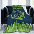 thumbnail image 4 of Custom Seattle Blanket Personalized Throw Blankets Name and Number for Men Women Boy Football Style Decor Gifts, 4 of 6