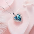thumbnail image 4 of Angel Wings Necklace for Women with Birthstone, Love Heart Silver Tone/Gold Tone Pendant, Ideal Anniversary or Birthday Jewelry Gifts for Wife Girlfriend Her, 4 of 5