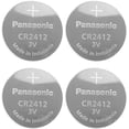 thumbnail image 1 of Panasonic CR2412 3V Lithium y 1 Pack X (4 Pcs) =4 Usage Unique ies, 1 of 1