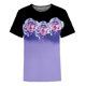 thumbnail image 4 of Camiseta informal de manga corta con cuello redondo y estampado para mujer Pompotops hkajfhjk463516, 4 of 4