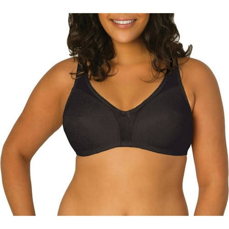 Women's Full Figure Two Tone Jacquard M Frame Bra