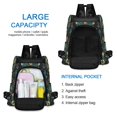 thumbnail image 6 of FORMRS Women's Travel Backpack Purse Anti-Theft Hidden Pockets Casual Shoulder Bag, Gold Peacock Pattern, 6 of 7