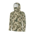 thumbnail image 4 of PiGOGI Women's UPF Sun Protection Hooded Shirt with Face Mask, Long Sleeve Camouflage Top for Hiking Fishing Outdoor Activities Multicolor XL, 4 of 6