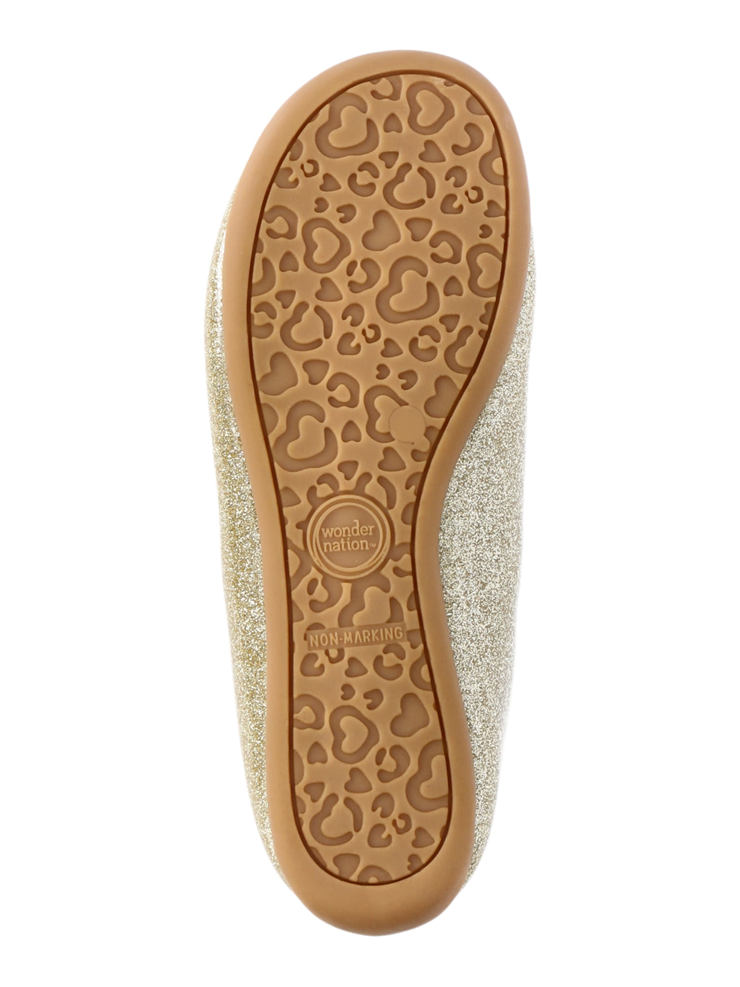 Wonder Nation Girls Bow Ballet Flats