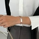 thumbnail image 4 of Pulsera de acero de titanio grabado personalizado y pulsera de silicona para los hombres - Nombre / cita Diseño - Acero inoxidable durable y flexible de silicona - Unisex Fashion Acces, 4 of 5