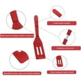 thumbnail image 5 of Mini espátula para servir brownies, espátulas de silicona para galletas, flexible, antiadherente, resistente al calor, para voltear huevos en sartenes pequeñas, masa de galletas, utensilios de, 5 of 5