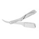 thumbnail image 1 of Professional Foldable Straight Edge Razor Barber Men's Shaving Razor Plating Blade Holder(Placage d'argent ), 1 of 4