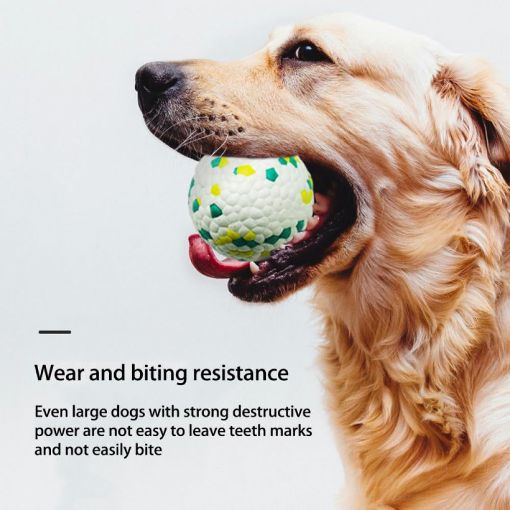 Juguete de bola suave para perros medianos y grandes de goma natural y  látex sin productos químicos, cumple con los mismos estándares de seguridad  que