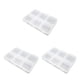 thumbnail image 3 of sweethay Pill Case Transparent 6 Grids Plastic Dispenser Pills Household Travel Jewelry Necklace Storage Containers for Elderly Type1, 3 of 6