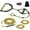Yellow&Black, variant on 75FT Wakeboard Rope and Handle, 4 Sections Adjustable Water Ski Ropes for Water Skiing, Floating Wakeboard Tow Rope Watersport Lines for Waterskiing, Wakeboarding, Kneeboarding