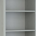 thumbnail image 6 of Simpli Home Amherst 30 inch Wide Solid Wood Transitional 5 Shelf Bookcase in Fog Grey, 6 of 9