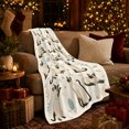 thumbnail image 3 of autumn celebration Siamese Cat Pattern Autumn Cream, Playful Pet Portrait Pattern, Warm Flannel Blanket for Living Room and Bedroom, Cat Lovers autumn celebration Gift, Pet Lover Home Decor, 3 of 9