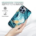 thumbnail image 6 of CASEFIV for iPhone 13 Pro Max 6.7 inch 5G Case,Heavy Duty Shockproof Hybrid Hard PC Protection Cover for Women Girls,Black, 6 of 8