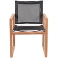thumbnail image 4 of Meridian Furniture Tulum Black Water Resisting Outdoor Dining Arm Chair, 4 of 8