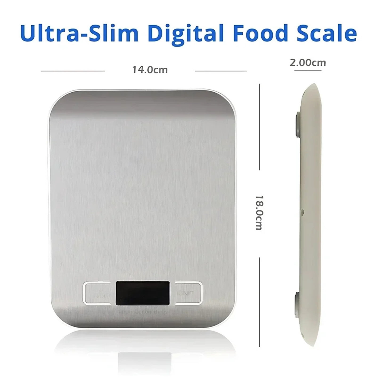 5Kg Kitchen Digital Scale Stainless Steel Precise Small Platform Scale Food Coffee Balance Digital Scale for Coffee Food Cooking