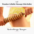 thumbnail image 3 of Accessories Anti Cellulite Massager Massage Roller Maderotherapy Disc Device Wood, 3 of 5
