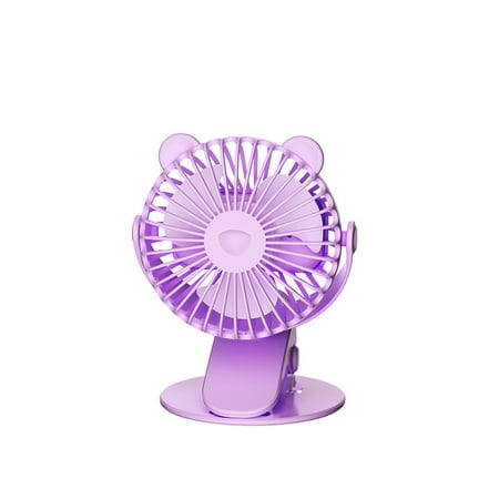 

Daylightpeach Clip On Fan Rechargeable Desk Fan Battery Operated Portable Fan with 3 Speeds Fast Air Circulating Stroller Fan USB Personal Fan for Home Office and Outdoor