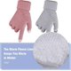 thumbnail image 4 of pares de guantes de invierno con pantalla táctil para mujer, guantes de punto cálidos con forro de lana y puños elásticos, guantes de invierno para enviar mensajes de texto para andar en bicicleta en, 4 of 5