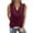 Red, variant on TAIAOJING Womens T Shirt Lace V Neck Tunic Tank Tops Casual Sleeveless Shirt Tshirts Basic Streetwear