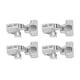 thumbnail image 3 of Bisagra Hidráulica, 4 Juegos De Bisagras Para Puerta De Muebles, Universales, Duraderas Con Tornillos Para El Hogar, El Dormitorio, La Cocina, 3 of 7