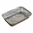 thumbnail image 1 of 10 Pcs Moule à Papier d'Aluminium Jetable en Forme Rectangulaire; Récipient Alimentaire Jetable; Récipients avec Couvercles en Aluminium/sans Couvercle, 1 of 1