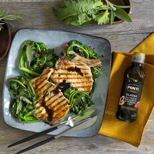 Ponti Glaze with Balsamic Vinegar of Modena 250ml, British Import (Pack of 2)