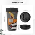 thumbnail image 3 of Logiee I Like Big Digger Print Stainless Steel Coffee Tumbler, Travel Coffee Mug, Insulated Coffee Mug with Lid, Spill Proof Coffee Cup, Portable Thermal Mug, 3 of 8