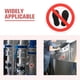 thumbnail image 2 of 10 pegatinas de seguridad para evitar pisar Etiquetas adhesivas de advertencia de "no pisar", 2 of 7