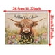 thumbnail image 3 of Calendario de pared de vacas 2026, planificador mensual de 12 meses, calendario de pared de vaca escocesa 2026 para amantes., 3 of 3