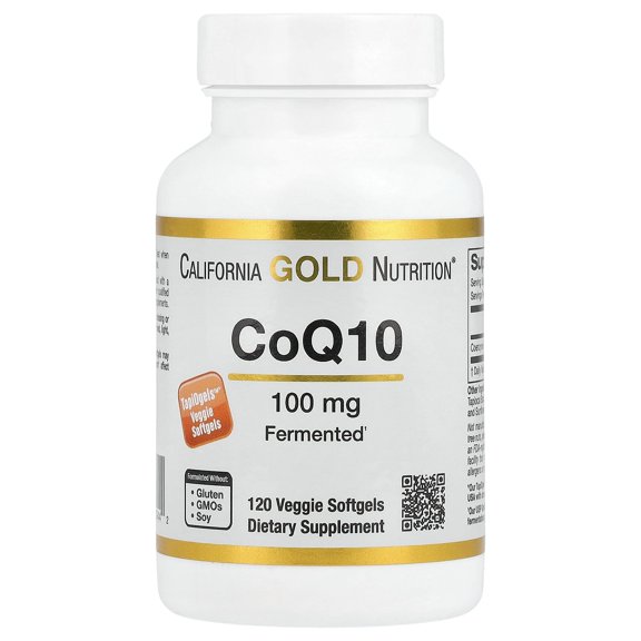 California Gold Nutrition CoQ10, 100 mg, 120 Veggie Softgels