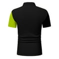 thumbnail image 3 of Eashery Mens Polo shirt Button Down Collar T Shirts Men Polo Shirts Black L, 3 of 3