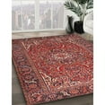thumbnail image 2 of Ahgly Company Indoor Rectangle Traditional Orange Salmon Pink Persian Area Rugs, 5' x 8', 2 of 6