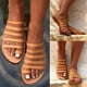 thumbnail image 4 of Sandalias de playa planas romanas con correa en el dedo del pie para mujer Wmkox8yii  ytu3118, 4 of 9