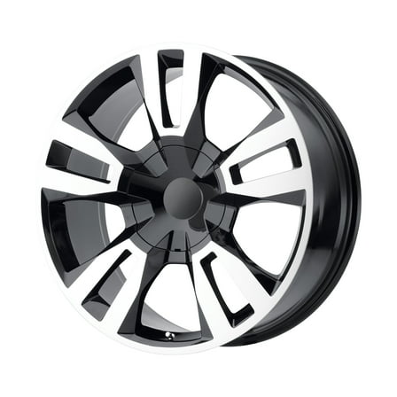 OE Creations Aluminum Rim PR188 24X10in Gloss Black Machined Finish, 188BM-2415831