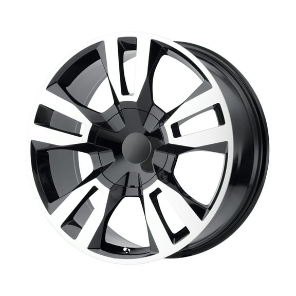 OE Creations Aluminum Rim PR188 24X10in Gloss Black Machined Finish, 188BM-2415831