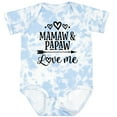 thumbnail image 3 of Inktastic Mamaw and Papaw Love Me Girls Baby Bodysuit, 3 of 5