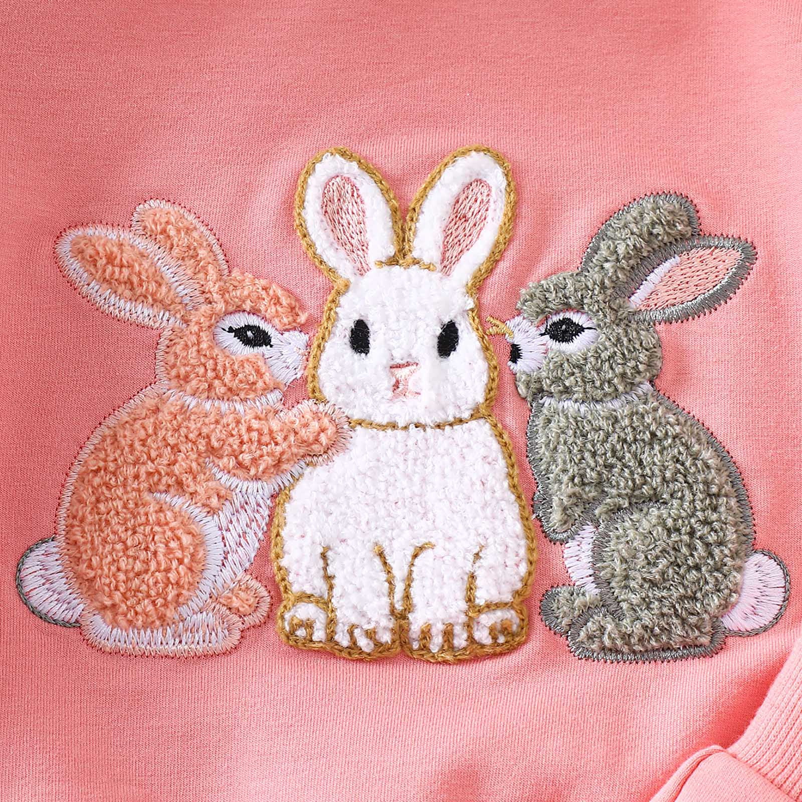Faraee Toddler Girls Clothes Embroidery Cotton Summer Outfit Baby Kids Short Sleeve T-Shirt Tops Drawstring Pockets Shorts Clothing Set 3 6 12 18 24 Months 2t 3t Pink