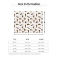 thumbnail image 5 of Yiaed German Shepherd Dog Print Blanket Throw Blanket Soft Cozy Flannel Blanket for Home Bed Sofa Couch Chair-60"x50", 5 of 6